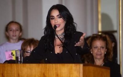 Tras brillar en Vélez, Lali fue declarada Personalidad de la Cultura porteña