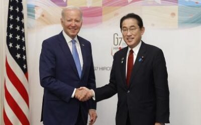 Biden llegó a Japón para la reunión del G7 centrada en la rivalidad con Rusia y China