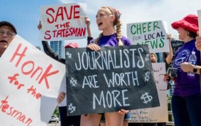 Periodistas del mayor grupo de prensa de EEUU se declaran en huelga