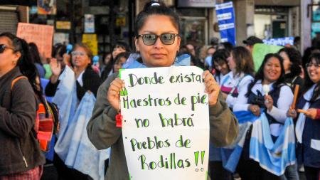 Movilizaciones en CABA contra el decreto de Gerardo Morales que criminaliza la protesta social