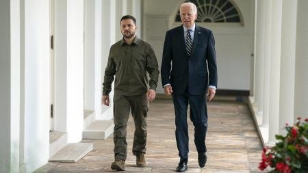 Zelenski pasó por el Congreso, el Pentágono y la Casa Blanca en busca de más ayuda