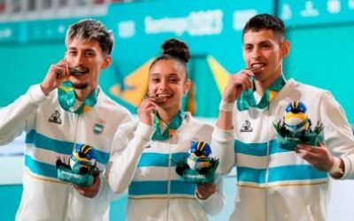 Dos medallas de plata y tres de bronce para Argentina en los Panamericanos