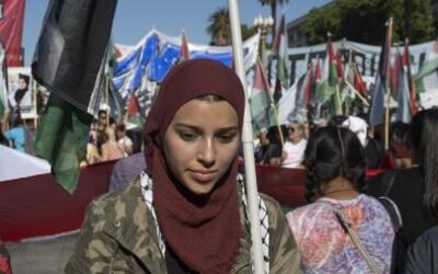 Realizaron acto para reclamar del cese de las hostilidades en la Franja de Gaza