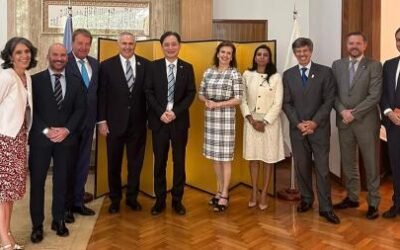 Mondino y Cima analizaron con embajadores del G7 el estado del acuerdo Mercosur-UE