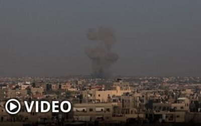 Israel atacó el centro de Gaza y ordenó evacuar el área