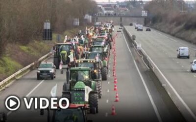 Los agricultores comenzaron a bloquear París y ponen en jaque al Gobierno